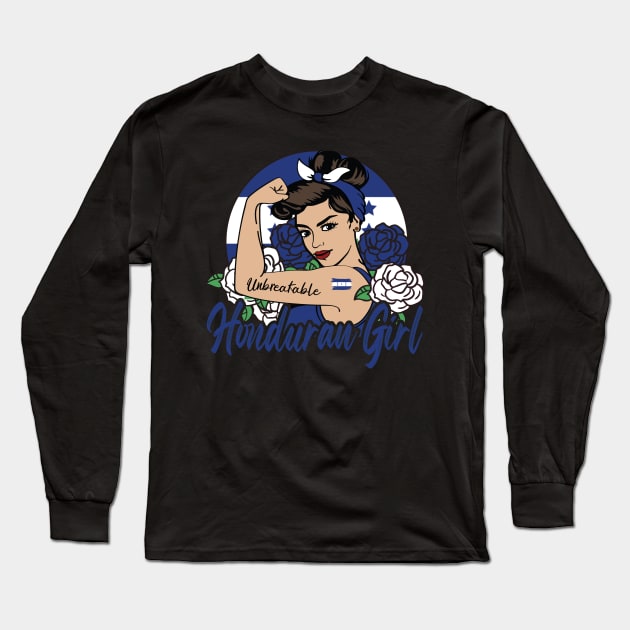 Honduran Girl Long Sleeve T-Shirt by JayD World